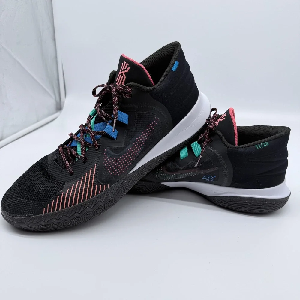 Nike Kyrie Flytrap 4 Mens Basketball Shoes Black Pink CT1972-005 Size 18‎